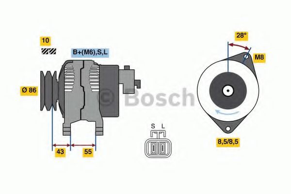 BOSCH 0 986 080 260