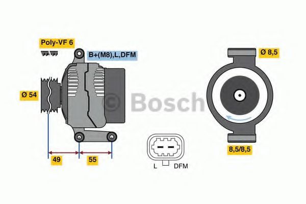 BOSCH 0 986 081 070