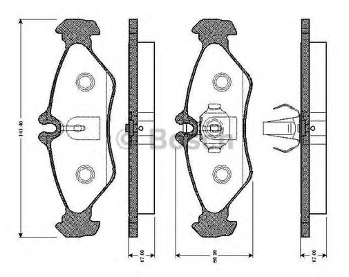 BOSCH 0 986 TB2 031