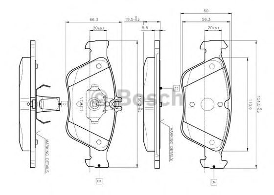 BOSCH 0 986 TB2 033