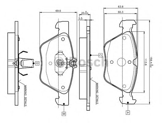 BOSCH 0 986 TB2 034