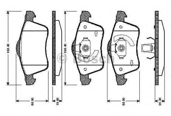 BOSCH 0 986 TB2 038