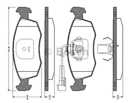 BOSCH 0 986 TB2 093