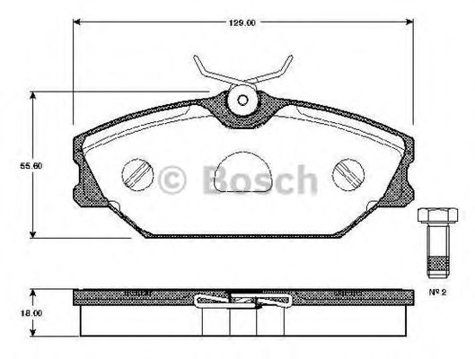 BOSCH 0 986 TB2 106