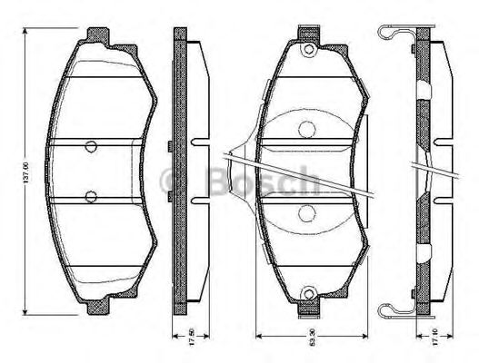 BOSCH 0 986 TB2 172