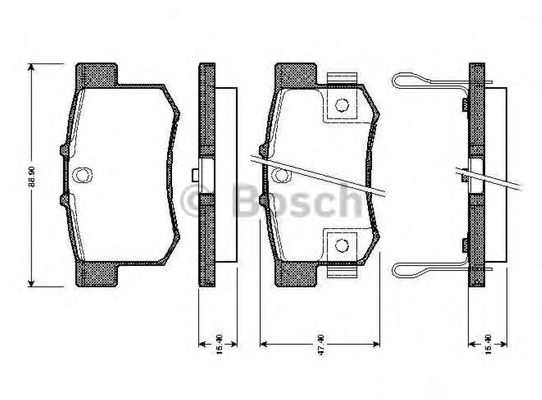 BOSCH 0 986 TB2 180