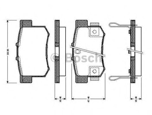 BOSCH 0 986 TB2 181