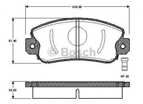 BOSCH 0 986 TB2 201