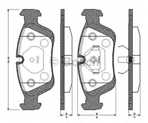 BOSCH 0 986 TB2 208