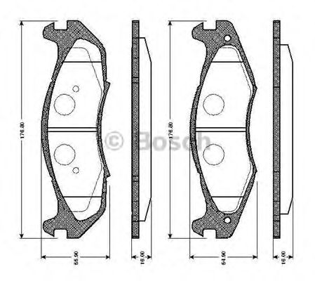 BOSCH 0 986 TB2 253