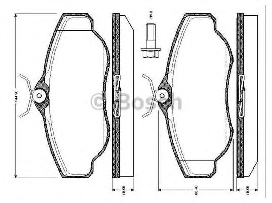 BOSCH 0 986 TB2 274