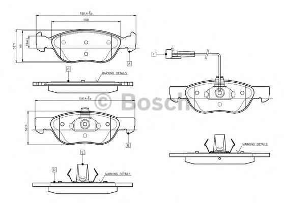 BOSCH 0 986 TB2 282