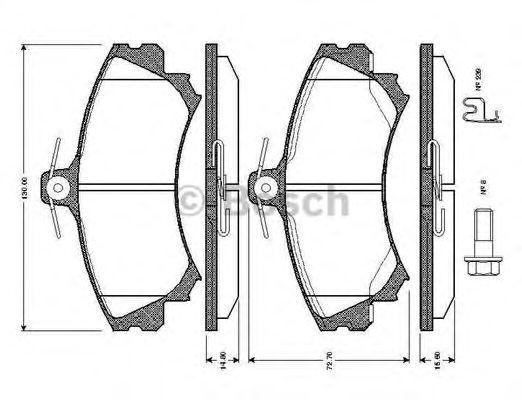 BOSCH 0 986 TB2 288