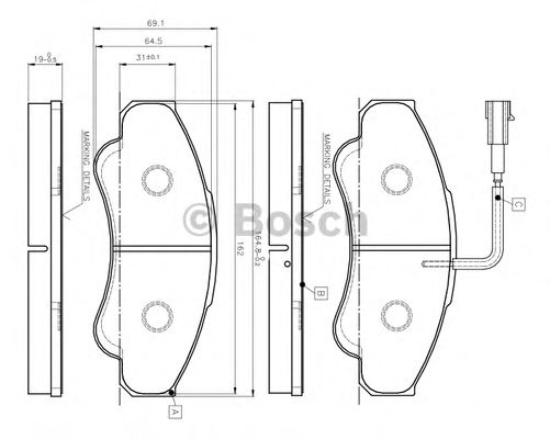 BOSCH 0 986 TB2 431