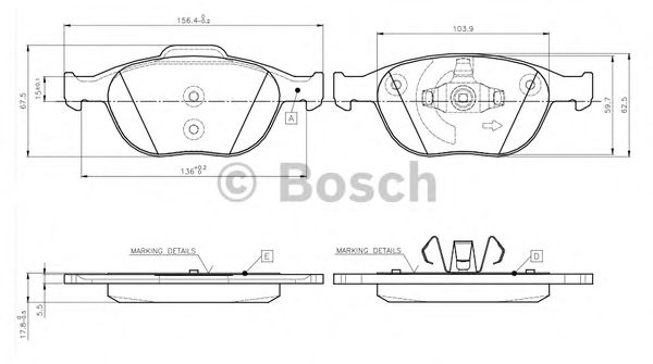 BOSCH 0 986 TB2 446