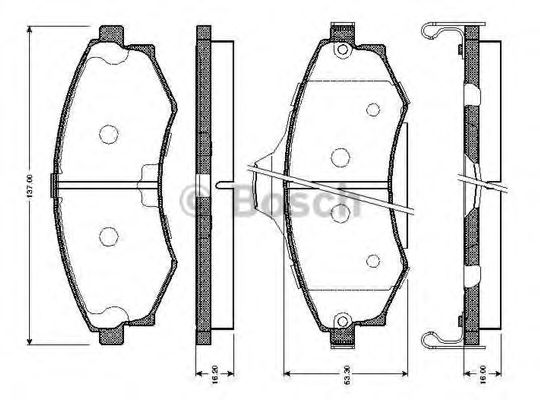 BOSCH 0 986 TB2 636