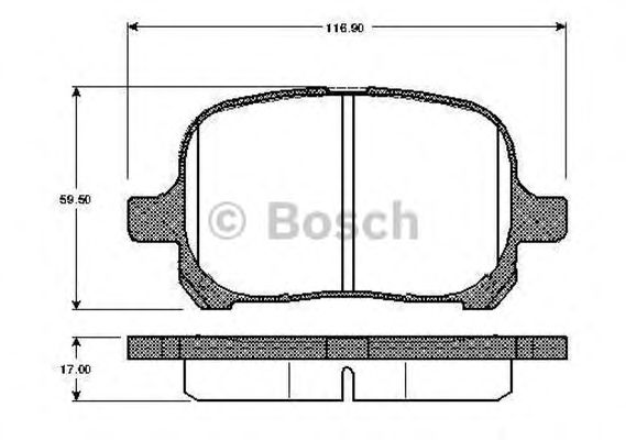 BOSCH 0 986 TB2 754