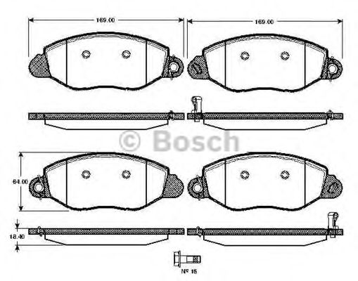 BOSCH 0 986 TB2 817