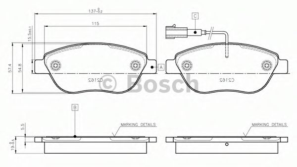 BOSCH 0 986 TB2 961