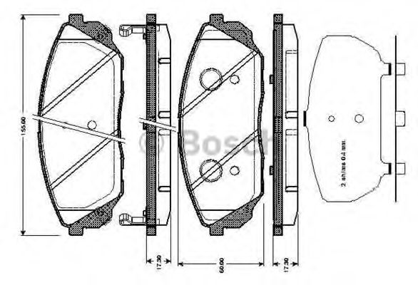 BOSCH 0 986 TB3 001