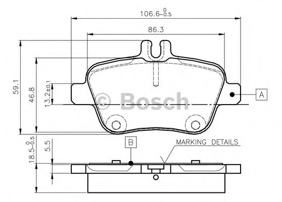 BOSCH 0 986 TB3 145