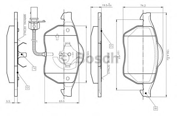 BOSCH 0 986 TB2 018