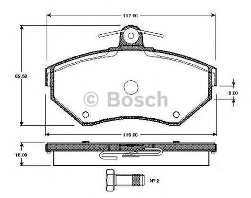 BOSCH 0 986 TB2 039