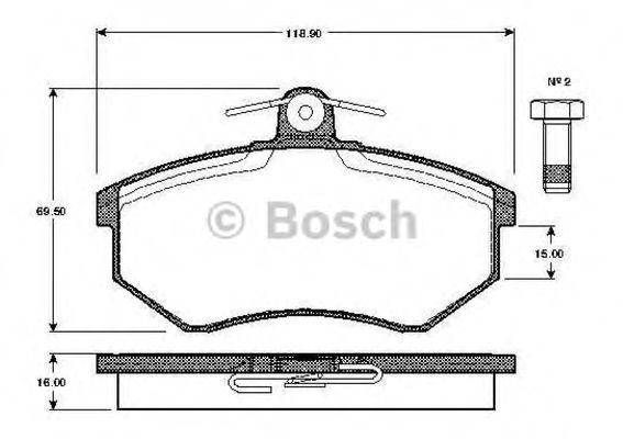 BOSCH 0 986 TB2 071