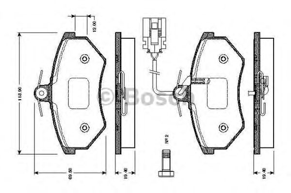 BOSCH 0 986 TB2 072