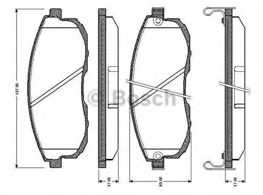 BOSCH 0 986 TB2 161