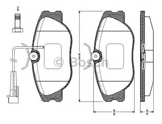 BOSCH 0 986 TB2 167