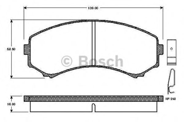 BOSCH 0 986 TB2 218