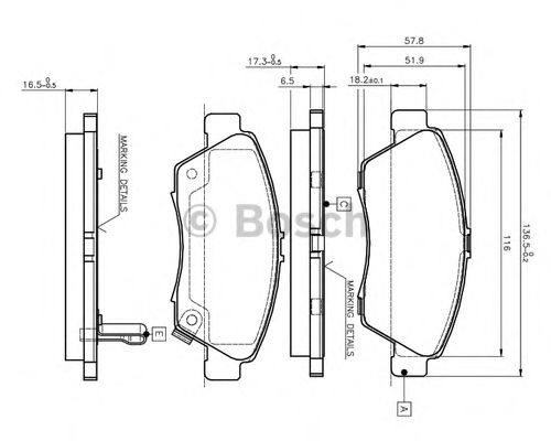 BOSCH 0 986 TB2 232