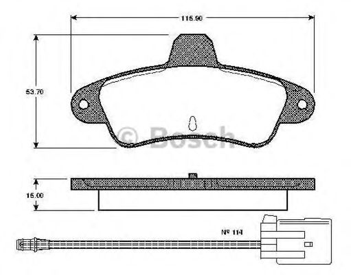 BOSCH 0 986 TB2 242