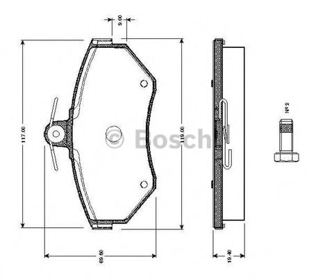 BOSCH 0 986 TB2 311