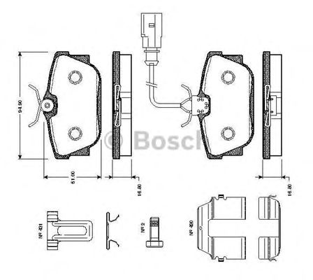 BOSCH 0 986 TB2 376