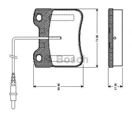 BOSCH 0 986 TB2 582