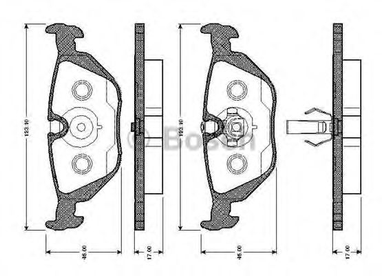 BOSCH 0 986 TB2 595