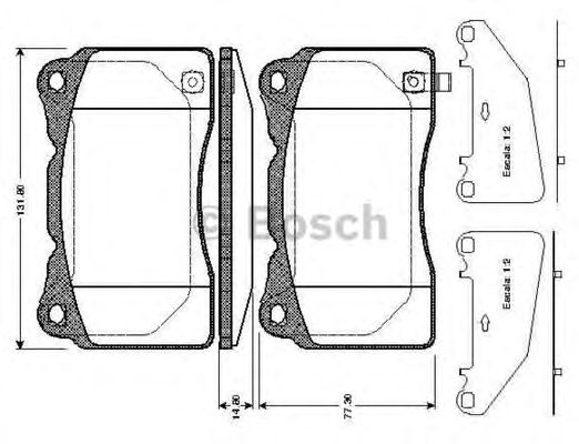 BOSCH 0 986 TB2 773