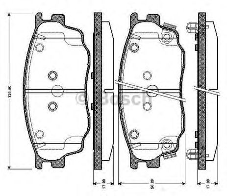 BOSCH 0 986 TB2 822