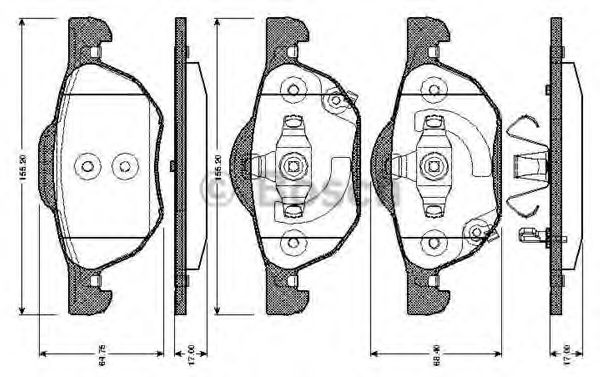 BOSCH 0 986 TB2 873