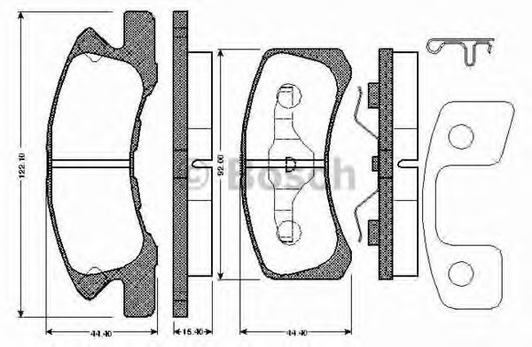 BOSCH 0 986 TB2 884