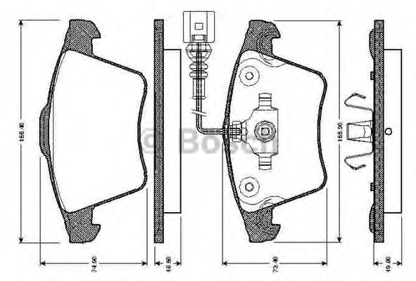 BOSCH 0 986 TB2 922