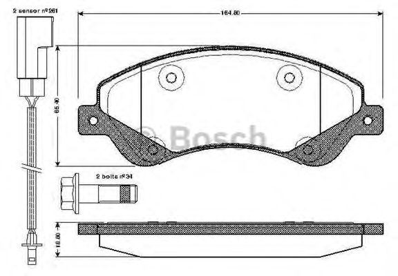 BOSCH 0 986 TB2 952