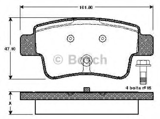 BOSCH 0 986 TB2 973