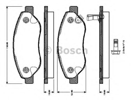 BOSCH 0 986 TB3 055