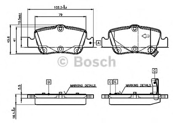 BOSCH 0 986 TB3 070