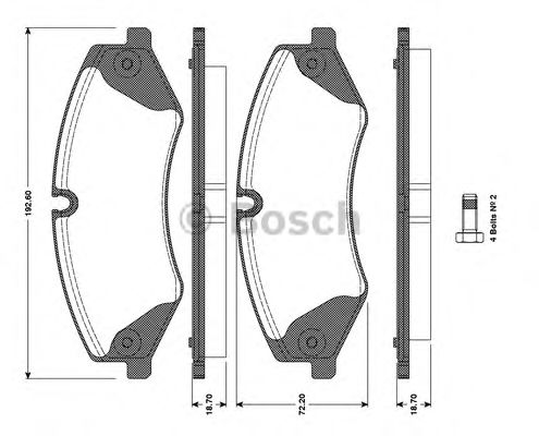 BOSCH 0 986 TB3 098