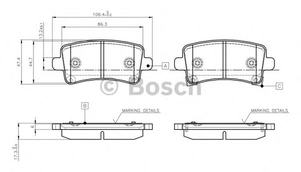 BOSCH 0 986 TB3 106