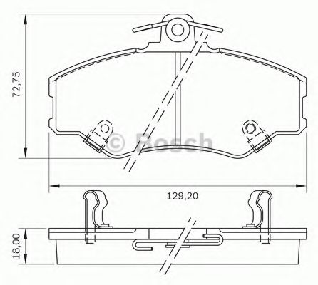 BOSCH 0 986 BB0 167